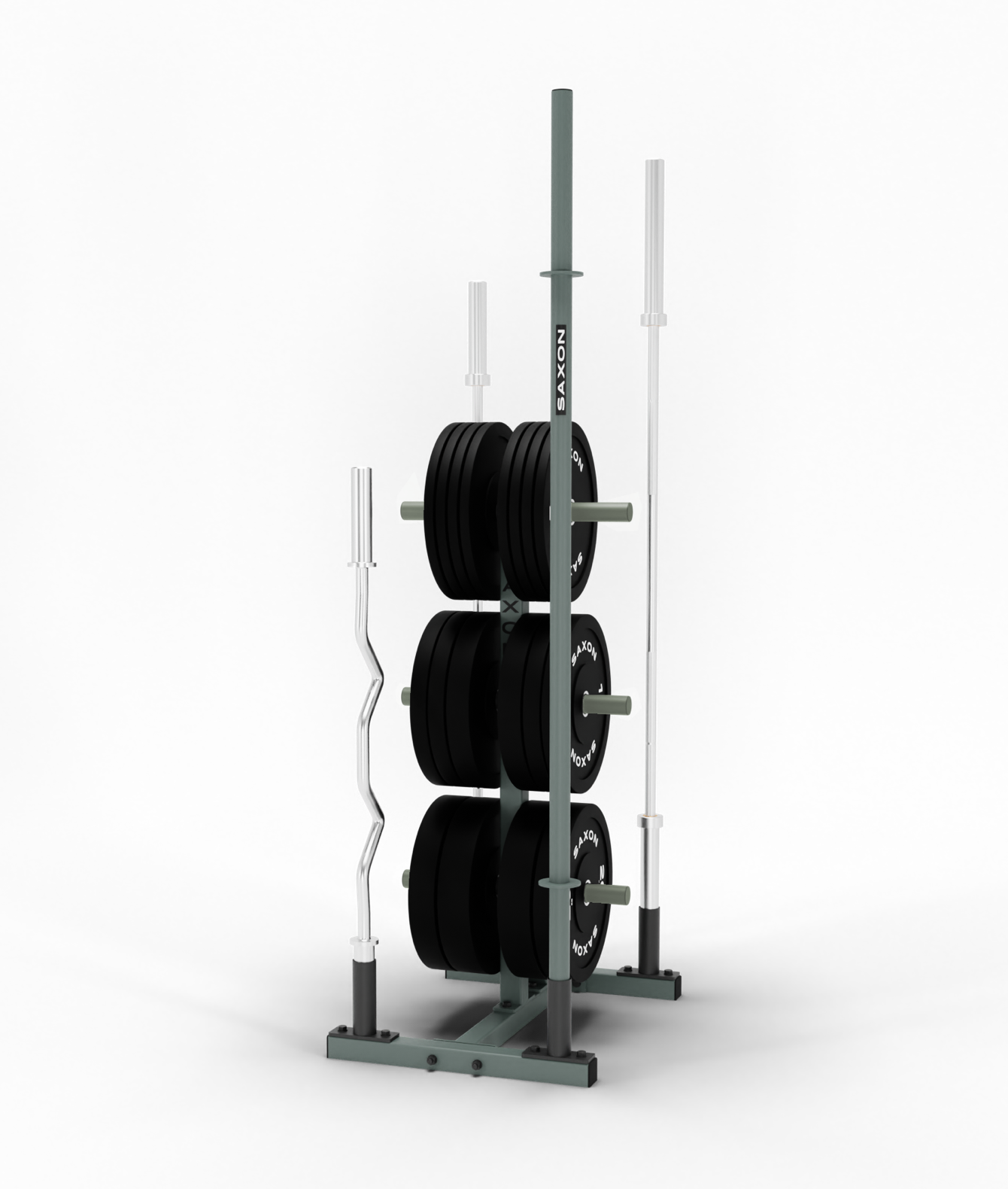 SAXON Bumper Plate:Barbell Tree (B)