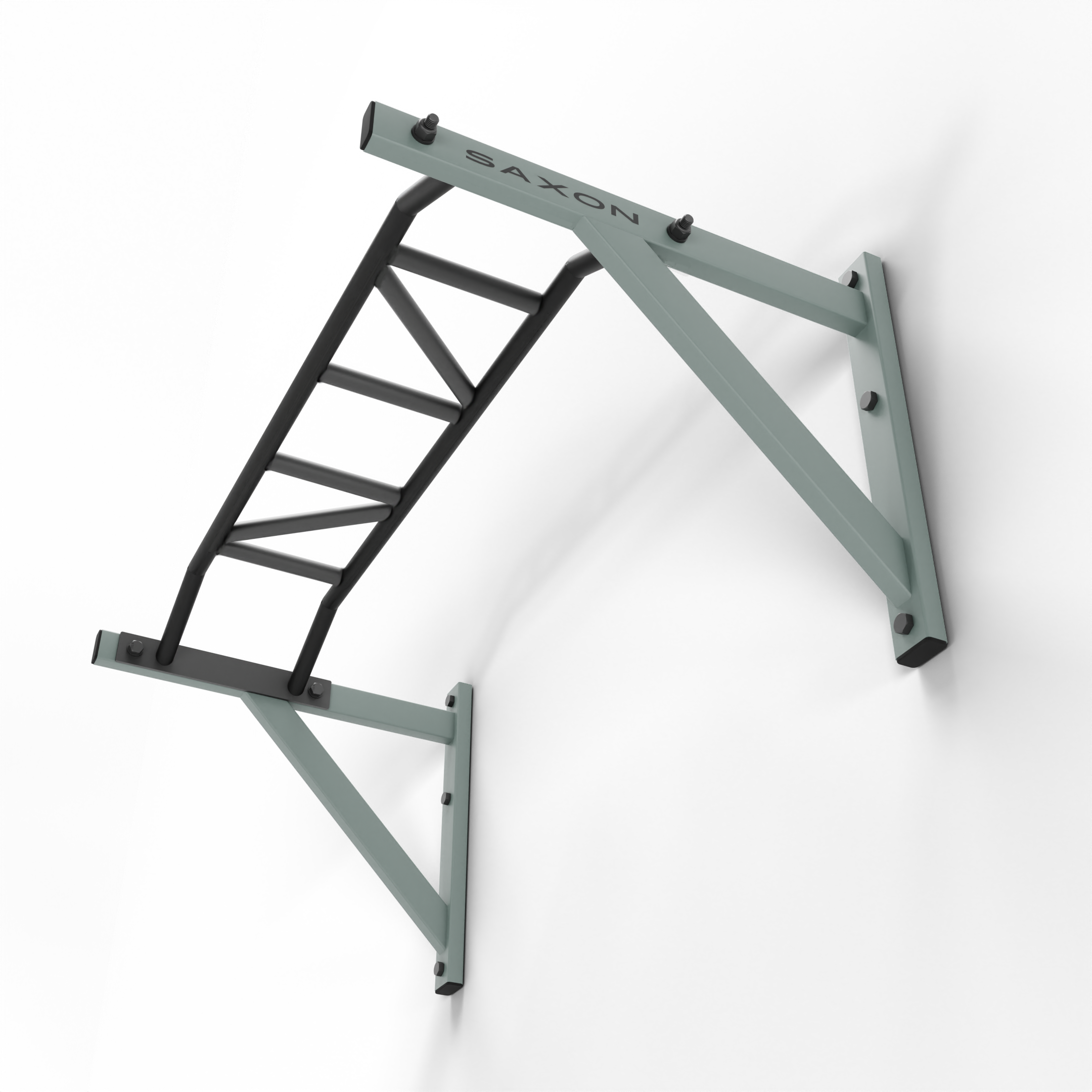 SAXON Wall Mounted Multi-grip Pull Up Bar (D)-2
