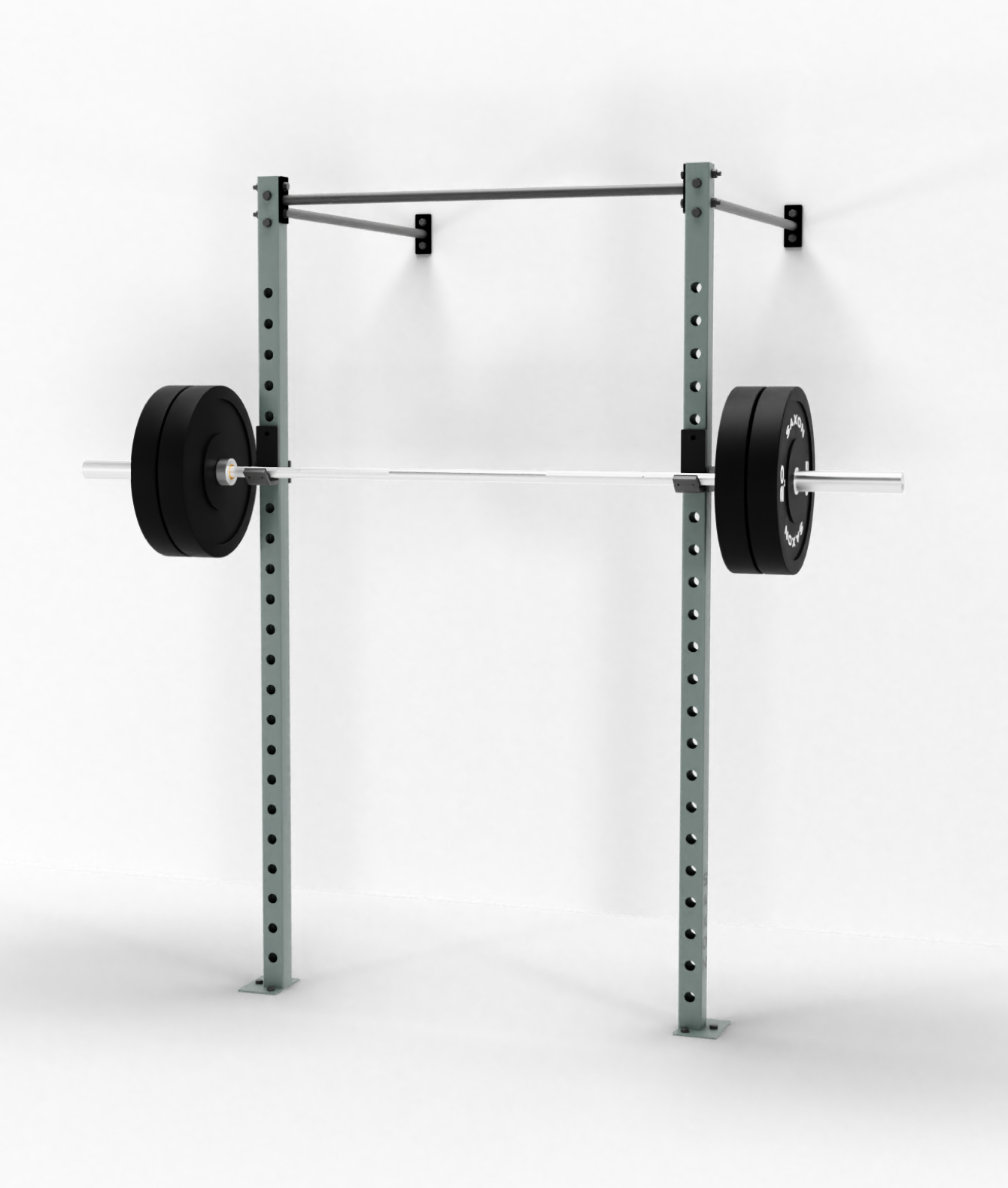 SAXON Wall Mounted Squat Rack (B)