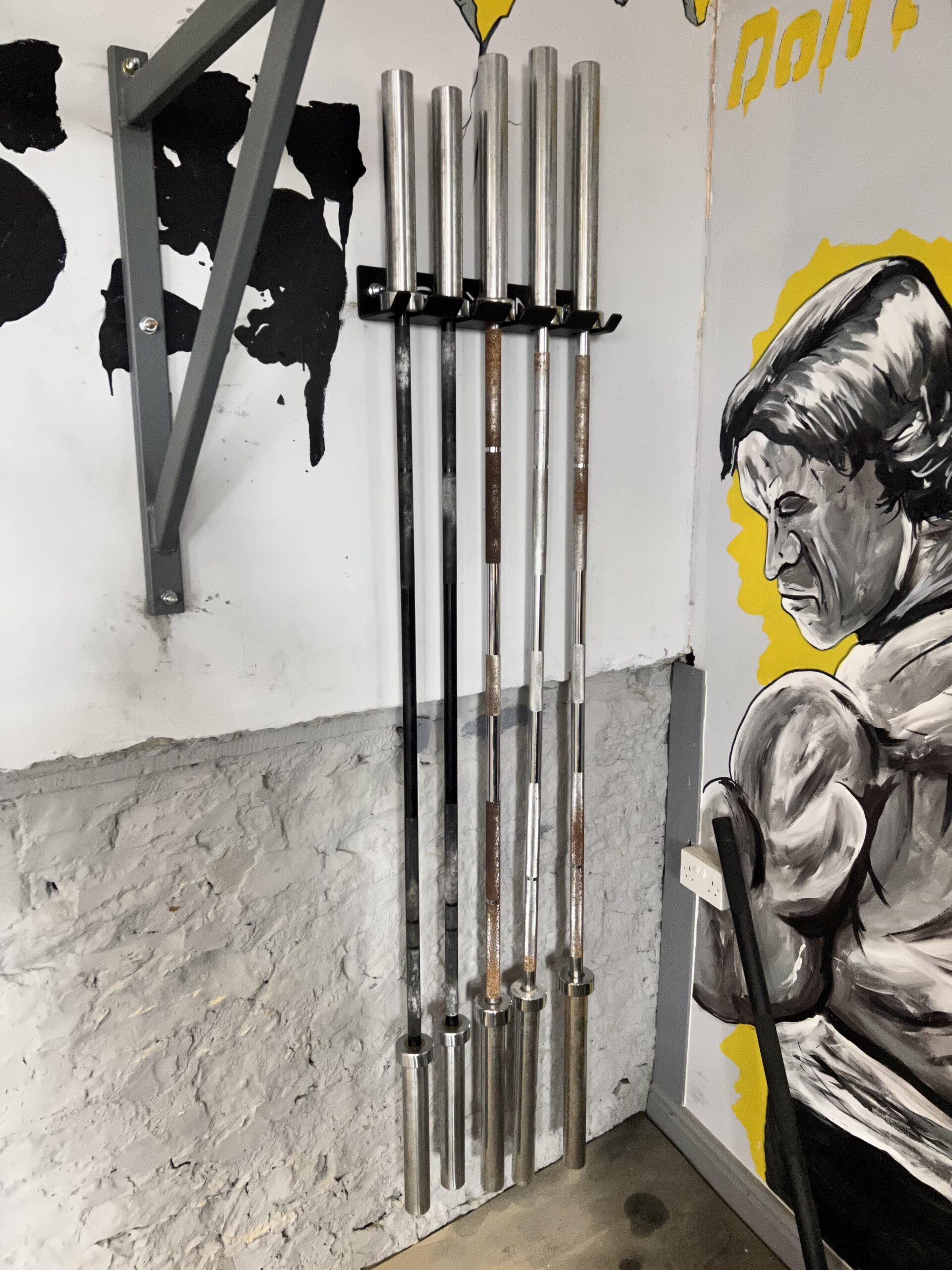 5 Bar Vertical Barbell Hanger 5